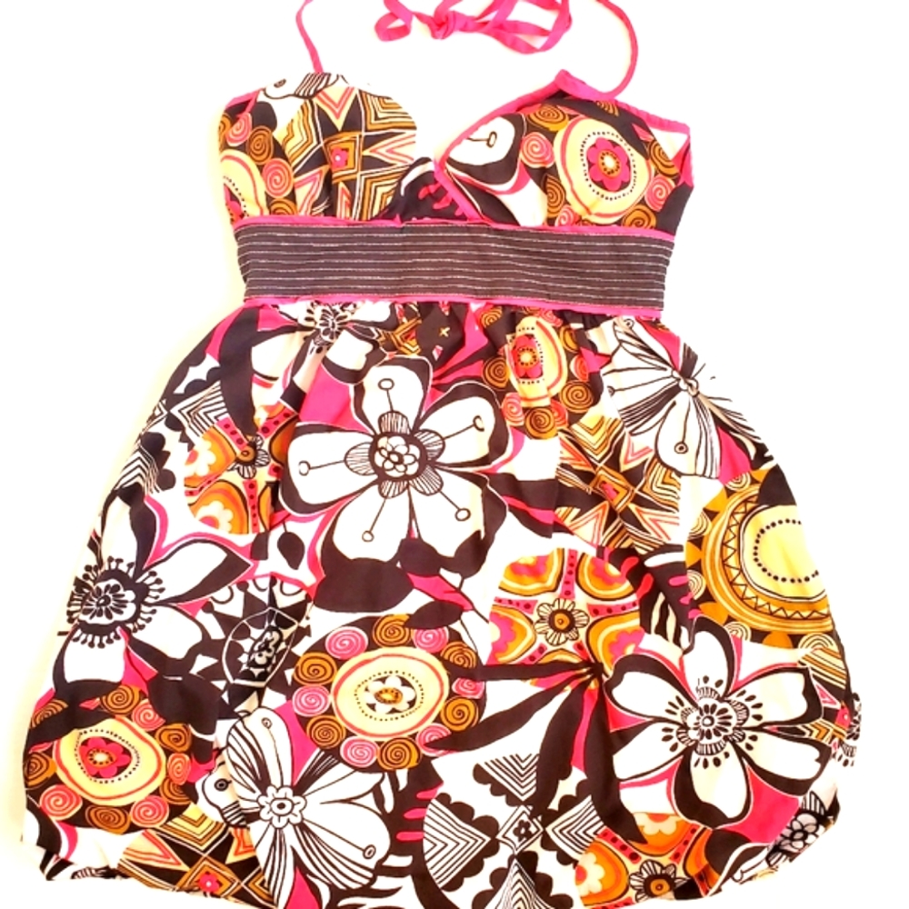 Pink Multi Summer Dress